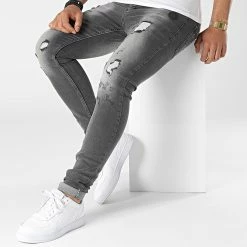 Offres 💯 Jean Skinny Stol Gris Anthracite de Zelys Paris 🎁 8 Offres 💯 Jean Skinny Stol Gris Anthracite de Zelys Paris 🎁 -Zelys Paris Soldes Boutique zelys paris 315268 STOL GREY 20220420T144946 03