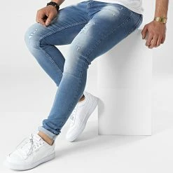 Top 10 🔔 Jean Skinny Ismo Bleu Denim de Zelys Paris 😉 -Zelys Paris Soldes Boutique zelys paris 315271 SMO BLUE 20220415T160719 03