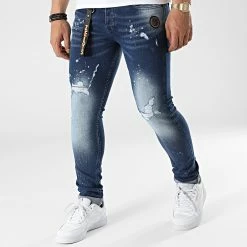 Meilleure affaire 🧨 Jean Skinny Ipot Bleu Denim de Zelys Paris ❤️