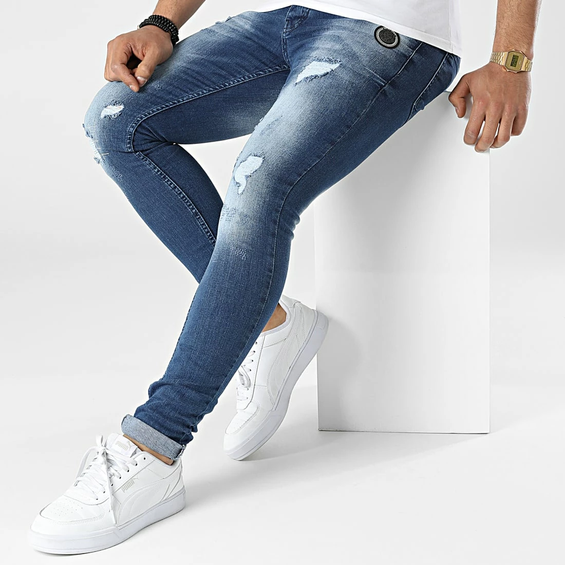 Offres 🌟 Jean Skinny Irlande Bleu Denim de Zelys Paris 👍 5 Offres 🌟 Jean Skinny Irlande Bleu Denim de Zelys Paris 👍 – Image 3