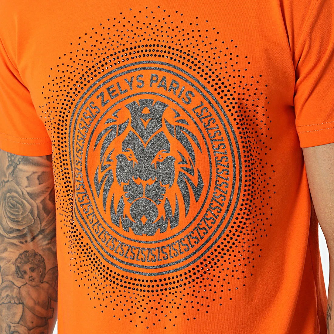 Remise 💯 Tee 👕 Shirt Meta Orange de Zelys Paris ❤️ 4 Remise 💯 Tee 👕 Shirt Meta Orange de Zelys Paris ❤️ – Image 2