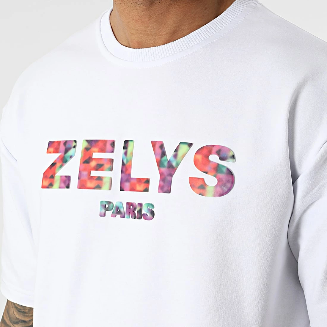 Offres 🛒 Tee 👚 Shirt Colors Blanc de Zelys Paris ❤️ 4 Offres 🛒 Tee 👚 Shirt Colors Blanc de Zelys Paris ❤️ – Image 2