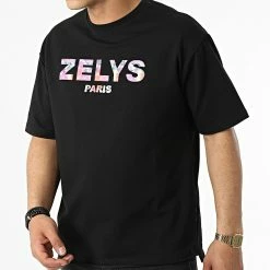 De gros 👏 Tee 👕 Shirt Colors Noir de Zelys Paris ⌛