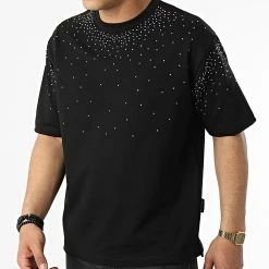 Tout neuf 🤩 Tee 👚 Shirt Silvio Noir Argenté de Zelys Paris 🌟