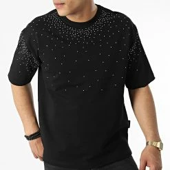 Tout neuf 🤩 Tee 👚 Shirt Silvio Noir Argenté de Zelys Paris 🌟 -Zelys Paris Soldes Boutique zelys paris 315408 SILVIO BLACK SILVER 20220420T151927 03