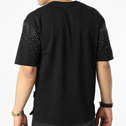 Tout neuf 🤩 Tee 👚 Shirt Silvio Noir Argenté de Zelys Paris 🌟 -Zelys Paris Soldes Boutique zelys paris 315408 SILVIO BLACK SILVER 20220420T151928 04