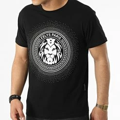 De gros 🎉 Tee 👚 Shirt Meta Noir Argenté de Zelys Paris ❤️