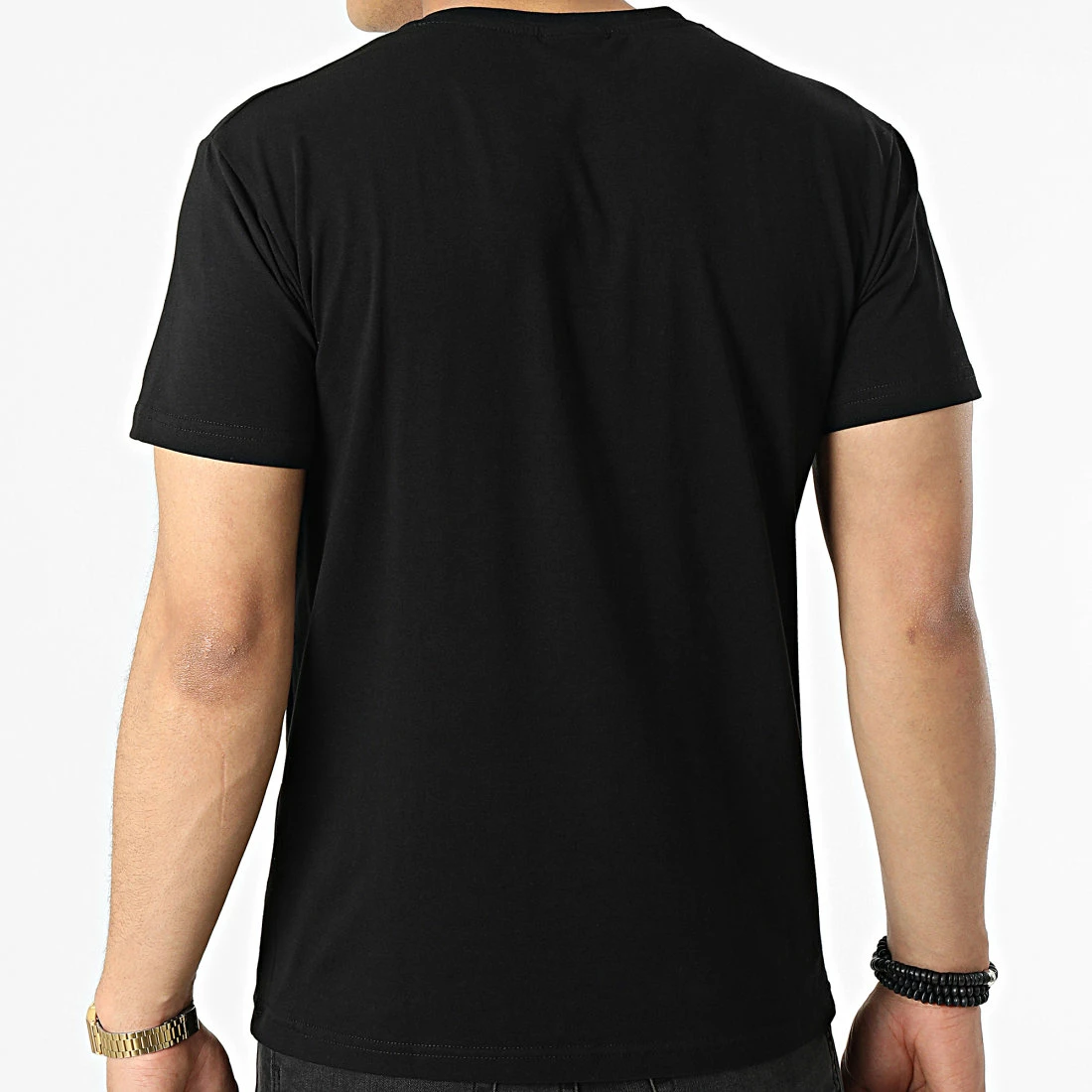 De gros 🎉 Tee 👚 Shirt Meta Noir Argenté de Zelys Paris ❤️ 6 De gros 🎉 Tee 👚 Shirt Meta Noir Argenté de Zelys Paris ❤️ – Image 4