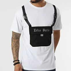 Vente flash 🛒 Tee 👚 Shirt A Poche Poitrine Snoop Blanc Noir Réfléchissant de Zelys Paris 🎁 -Zelys Paris Soldes Boutique zelys paris 315426 SNOOP 1 20220420T152508 03