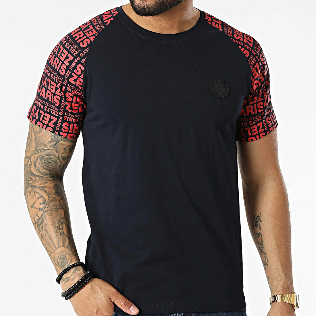 De gros ✨ Tee 👕 Shirt Paredes Bleu Marine de Zelys Paris ❤️ 3 De gros ✨ Tee 👕 Shirt Paredes Bleu Marine de Zelys Paris ❤️