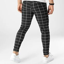 Grosses soldes 👏 Pantalon A Carreaux Ibos Noir Blanc de Zelys Paris 😍 -Zelys Paris Soldes Boutique zelys paris 320255 IBOS BLACK WHITE 20220519T155200 04