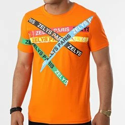 Le moins cher 🎉 Tee 👚 Shirt Nesta Orange de Zelys Paris ⭐