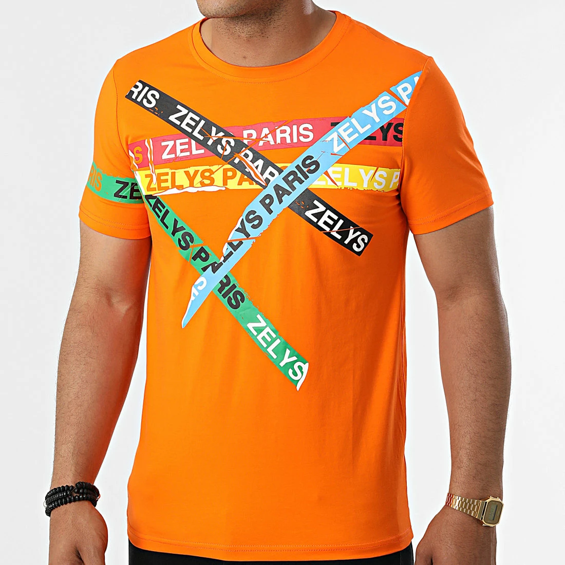 Le moins cher 🎉 Tee 👚 Shirt Nesta Orange de Zelys Paris ⭐ 3 Le moins cher 🎉 Tee 👚 Shirt Nesta Orange de Zelys Paris ⭐