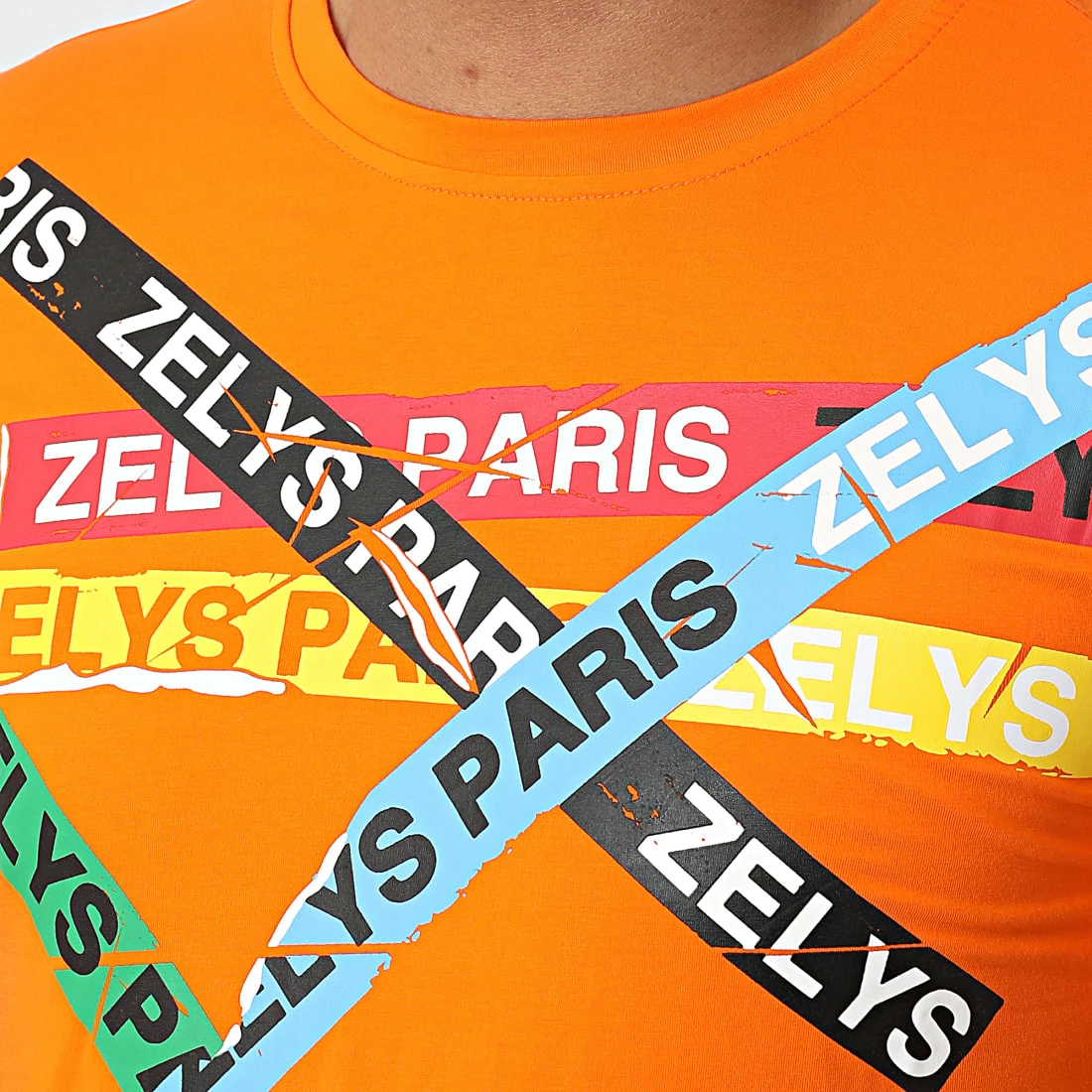 Le moins cher 🎉 Tee 👚 Shirt Nesta Orange de Zelys Paris ⭐ 4 Le moins cher 🎉 Tee 👚 Shirt Nesta Orange de Zelys Paris ⭐ – Image 2