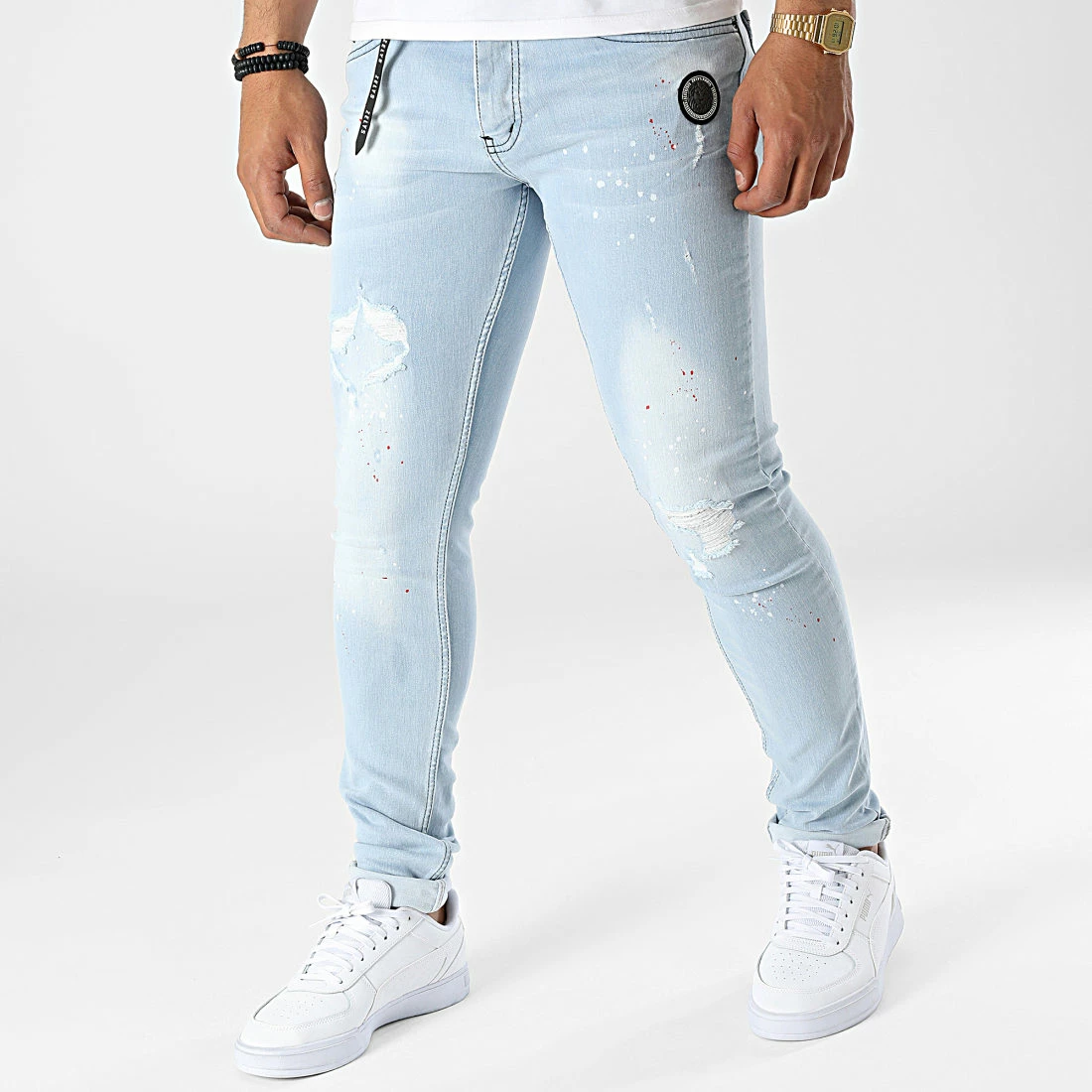 Meilleure affaire 🤩 Jean Skinny Ilazio Bleu Denim de Zelys Paris ⭐ 3 Meilleure affaire 🤩 Jean Skinny Ilazio Bleu Denim de Zelys Paris ⭐