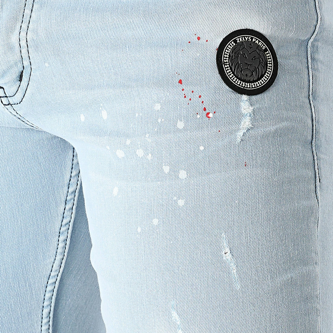 Meilleure affaire 🤩 Jean Skinny Ilazio Bleu Denim de Zelys Paris ⭐ 4 Meilleure affaire 🤩 Jean Skinny Ilazio Bleu Denim de Zelys Paris ⭐ – Image 2