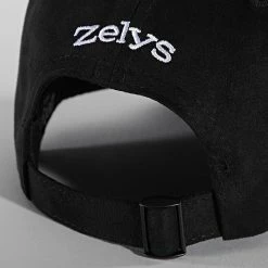 Bon marché 👍 Casquette Daim Noir de Zelys Paris 🔔 -Zelys Paris Soldes Boutique zelys paris 320337 DAIM BLACK WHITE 20220524T152812 03