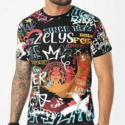 De gros 🥰 Tee 👚 Shirt Friend Noir de Zelys Paris 😍