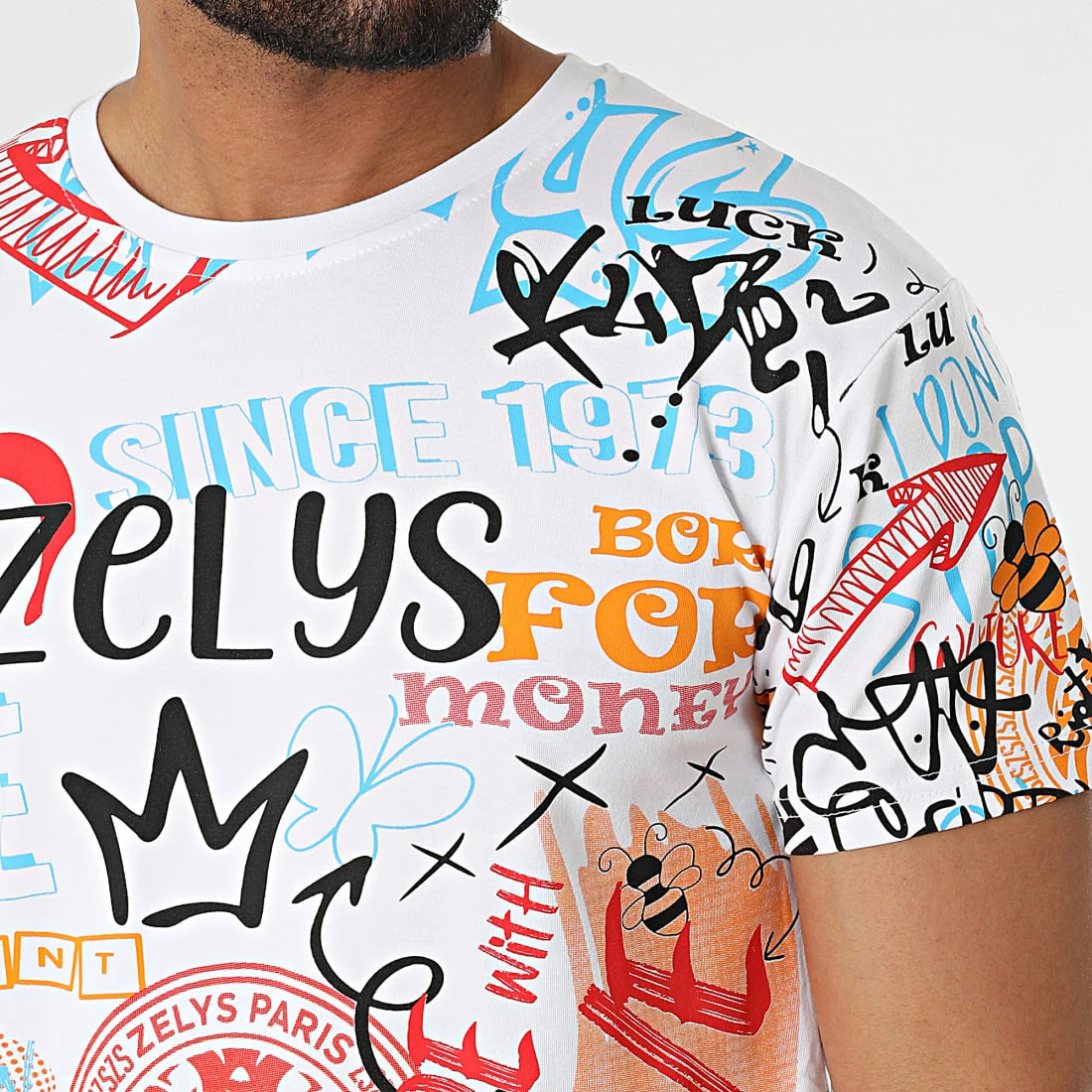 Meilleure vente ✔️ Tee 👚 Shirt Friend Blanc de Zelys Paris 👍 4 Meilleure vente ✔️ Tee 👚 Shirt Friend Blanc de Zelys Paris 👍 – Image 2