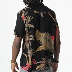 Tout neuf 😍 Chemise Manches Courtes Floral Lex Noir de Zelys Paris ✔️ -Zelys Paris Soldes Boutique zelys paris 326281 LEX NOIR 20220701T144653 04