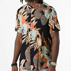 Sortie 🎉 Chemise Manches Courtes Floral Pablo Bleu Marine de Zelys Paris 🔥 -Zelys Paris Soldes Boutique zelys paris 326284 PABLO BLEU MARINE 20220701T144801 03