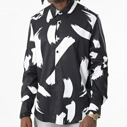 De gros 🤩 Chemise Manches Longues Ntonie Noir de Zelys Paris 👍 -Zelys Paris Soldes Boutique zelys paris 326287 NTONIE NOIR 20220701T144928 03