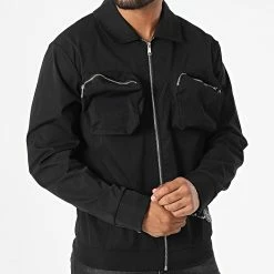 Remise 🔔 Veste Zippée Podo Noir de Zelys Paris 🥰 -Zelys Paris Soldes Boutique zelys paris 332360 EPODO NOIR 20220812T141151 03