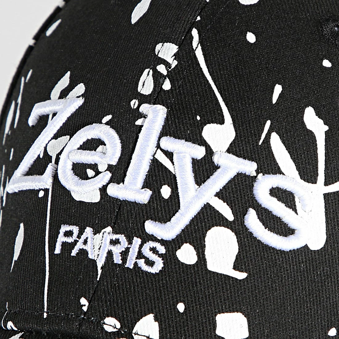 Vente flash 😀 Casquette Coco Noir Blanc de Zelys Paris 😉 3 Vente flash 😀 Casquette Coco Noir Blanc de Zelys Paris 😉 – Image 2