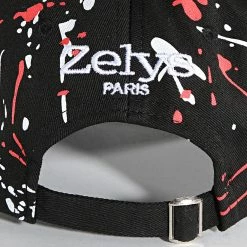 Budget 👍 Casquette Coco Noir Blanc Rouge de Zelys Paris 🥰 -Zelys Paris Soldes Boutique zelys paris 332427 COCO NOIR BLANC ROUGE 20220830T120808 03