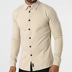 Promo 💯 Surchemise Manches Longues Atalk Beige de Zelys Paris 🎁