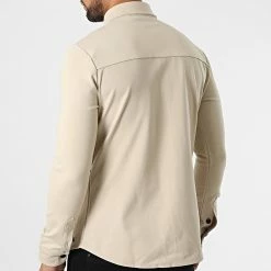 Promo 💯 Surchemise Manches Longues Atalk Beige de Zelys Paris 🎁 -Zelys Paris Soldes Boutique zelys paris 332469 ATALK BEIGE 20220816T144834 04