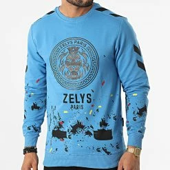 Acheter ❤️ Sweat Crewneck Tek Bleu de Zelys Paris 🎁