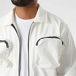 Meilleur prix 😍 Veste Zippée Epodo Blanc de Zelys Paris 😉 -Zelys Paris Soldes Boutique zelys paris 332479 EPODO WHITE 20220816T150140 02