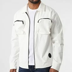 Meilleur prix 😍 Veste Zippée Epodo Blanc de Zelys Paris 😉 -Zelys Paris Soldes Boutique zelys paris 332479 EPODO WHITE 20220816T150142 03