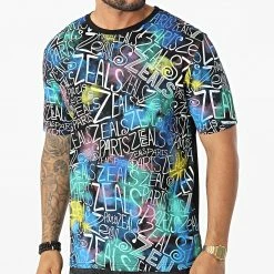 Promo 🎁 Tee 👕 Shirt Capri Noir de Zelys Paris ❤️