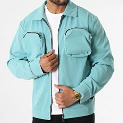 Meilleur prix 😉 Veste Zippée Epodo Bleu de Zelys Paris 🛒
