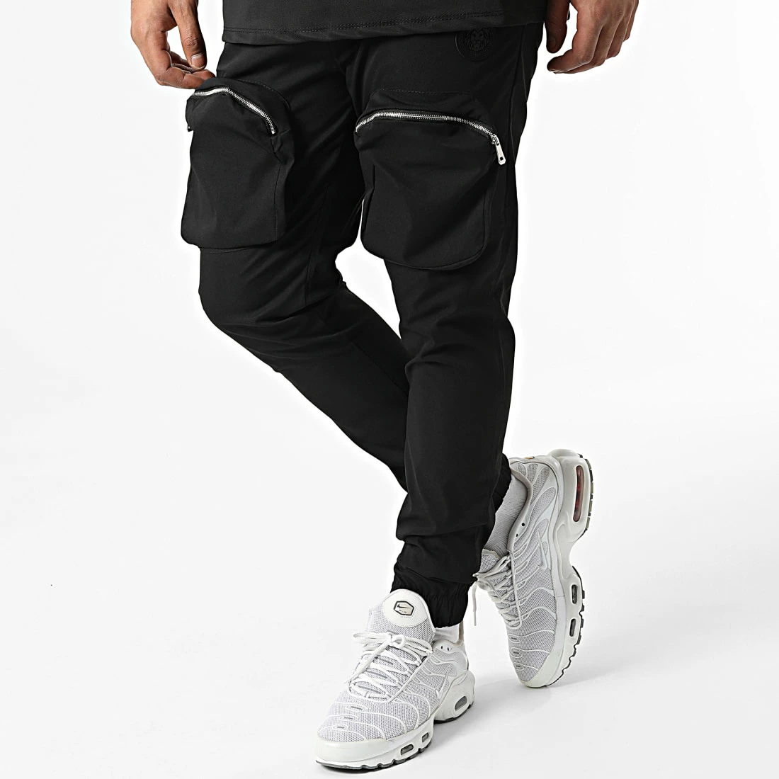 Meilleure vente 😉 Ensemble Tee 👕 Shirt Et Pantalon Cargo Podo Noir de Zelys Paris 😍 6 Meilleure vente 😉 Ensemble Tee 👕 Shirt Et Pantalon Cargo Podo Noir de Zelys Paris 😍 – Image 4