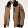Meilleure affaire 🎁 Veste Bomber Col Fourrure Solo Camel de Zelys Paris ❤️ -Zelys Paris Soldes Boutique zelys paris 332513 SOLO KHAKI 20220818T154503 01