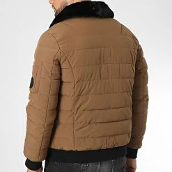 Meilleure affaire 🎁 Veste Bomber Col Fourrure Solo Camel de Zelys Paris ❤️ -Zelys Paris Soldes Boutique zelys paris 332513 SOLO KHAKI 20220818T154507 04