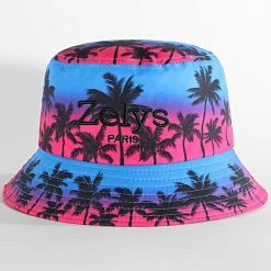 Zelys Paris Soldes Boutique 38 Acheter 👏 Bob Palm Bleu Rose de Zelys Paris ✨