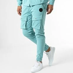 Coupon 🎁 Ensemble Veste Et Pantalon Cargo Lva Bleu Turquoise de Zelys Paris 👏 -Zelys Paris Soldes Boutique zelys paris 335216 LVA VERT 20220902T162645 04