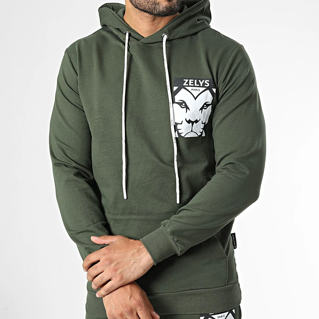 Top 10 👍 Ensemble Sweat Capuche Et Pantalon Jogging Vista Vert Kaki de Zelys Paris ⭐ 5 Top 10 👍 Ensemble Sweat Capuche Et Pantalon Jogging Vista Vert Kaki de Zelys Paris ⭐ – Image 3