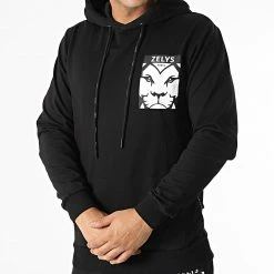 Sortie ✨ Ensemble Sweat Capuche Et Pantalon Jogging Vista Noir de Zelys Paris 😉 -Zelys Paris Soldes Boutique zelys paris 335222 VISTA BLACK 20220906T142854 03