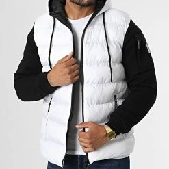 De gros ✔️ Doudoune Capuche Guys Blanc de Zelys Paris 🔔