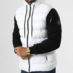 De gros ✔️ Doudoune Capuche Guys Blanc de Zelys Paris 🔔 -Zelys Paris Soldes Boutique zelys paris 335243 GUYS WHITE 20220905T160823 03