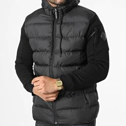 Nouveau ✨ Doudoune Capuche Guys Noir de Zelys Paris 🎁 -Zelys Paris Soldes Boutique zelys paris 335245 GUYS BLACK 20220905T161213 03