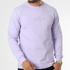 Le moins cher 🛒 Sweat Crewneck Rnica Violet de Zelys Paris 🔔 -Zelys Paris Soldes Boutique zelys paris 335251 RNICA LILA 20220831T161052 03