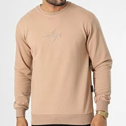 Budget 👍 Sweat Crewneck Rnica Camel de Zelys Paris 🛒