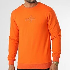 Sortie ✔️ Sweat Crewneck Rnica Orange de Zelys Paris 👏