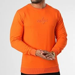 Sortie ✔️ Sweat Crewneck Rnica Orange de Zelys Paris 👏 -Zelys Paris Soldes Boutique zelys paris 335253 RNICA ORANGE 20220831T161128 03